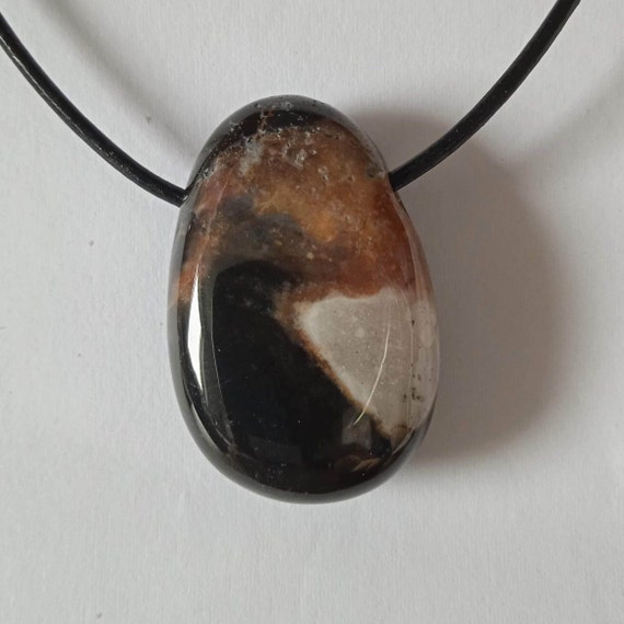 You Buy Here a Sandonyx Pendant in Drop Shape and Quwer Etsy