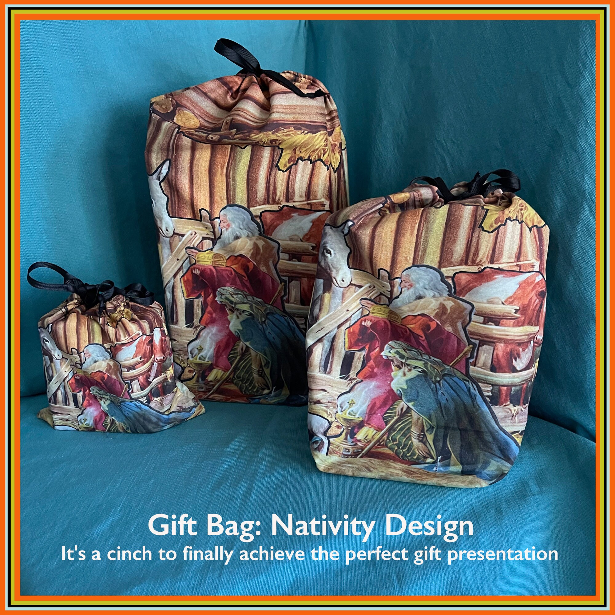 Gift Bag Fetch Design This three size set is printed on Silky Polyester It's a cinch to finally achieve the perfect gift presentation. Gift Bag Fetch Design This three size set is printed on Silky Polyester It's a cinch to finally achieve the perfect gift presentation.