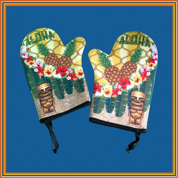Hawaiian Design Pemium Kitchen Set: Aloha Floal