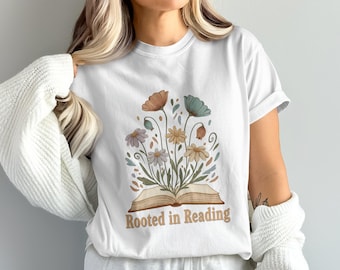 Floral Book Clipart PNG: Reading Design (Digital Download)