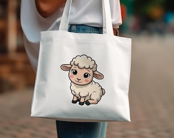 Baby Lamb Clipart, Nursery Animal PNG (Digital Files)