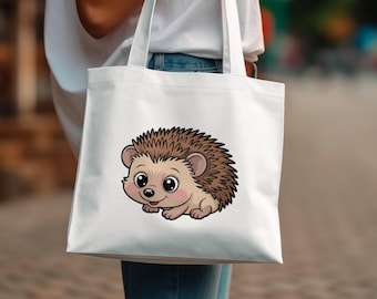 Baby Hedgehog Clipart, Woodland Animal PNG (Digital Download)