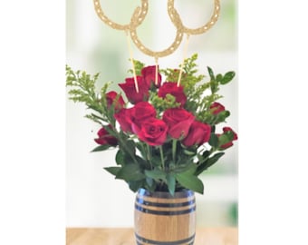 Horseshoe Centerpiece Picks, Derby Centerpiece Picks, Kentucky Derby, Kentucky Derby Centerpiece Picks, Horseshoe Accent Toppers,