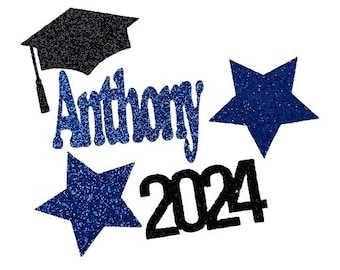2024 Personalized Graduation Confetti, Class of 2024, 2024 Confetti, Graduation Party Decorations, Personalized Confetti,