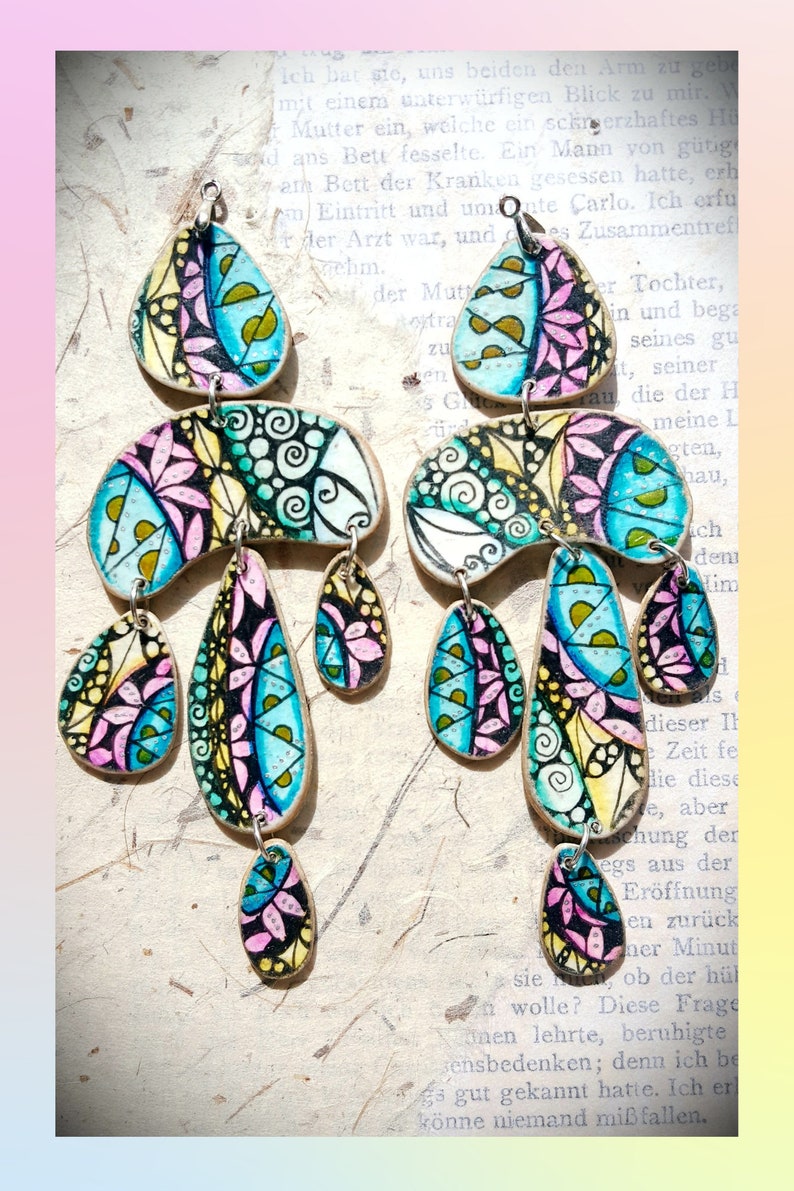 Farbenfrohe Boho-Ohrringe im Statement-Look!