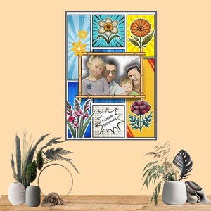 Individuelle Illustration, personalisiertes Foto, Krafttiere, Geburtsblumen, Sternzeichen, Tierkreiszeichen, Hochzeit, Meilensteine