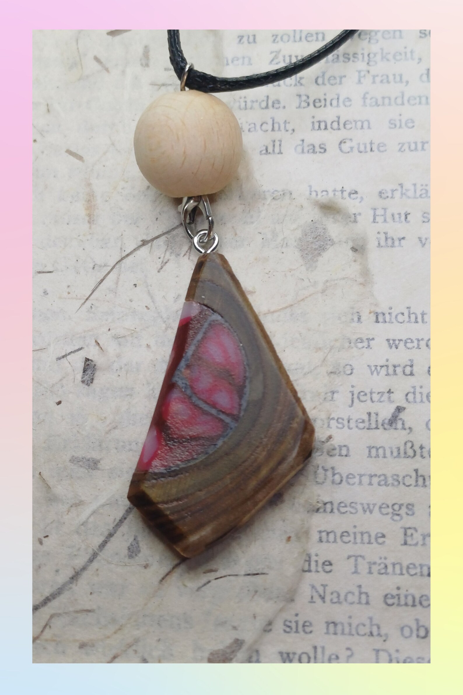 Pink-Holz Kurve
