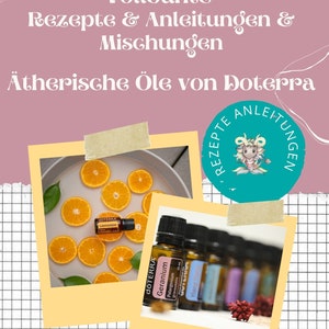 E-Book recipes, instructions, blends essential oils from DoTerra