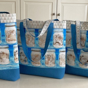 SEASIDE TOTE-BAG / Strandtasche / Shopper