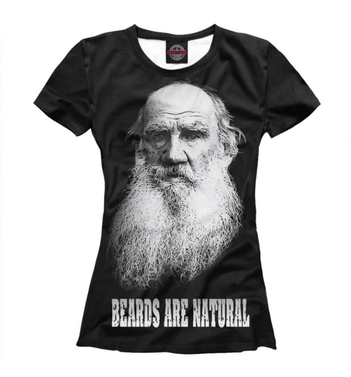 Leo Tolstoy Beards Are Natural TShirt All Men's Etsy
