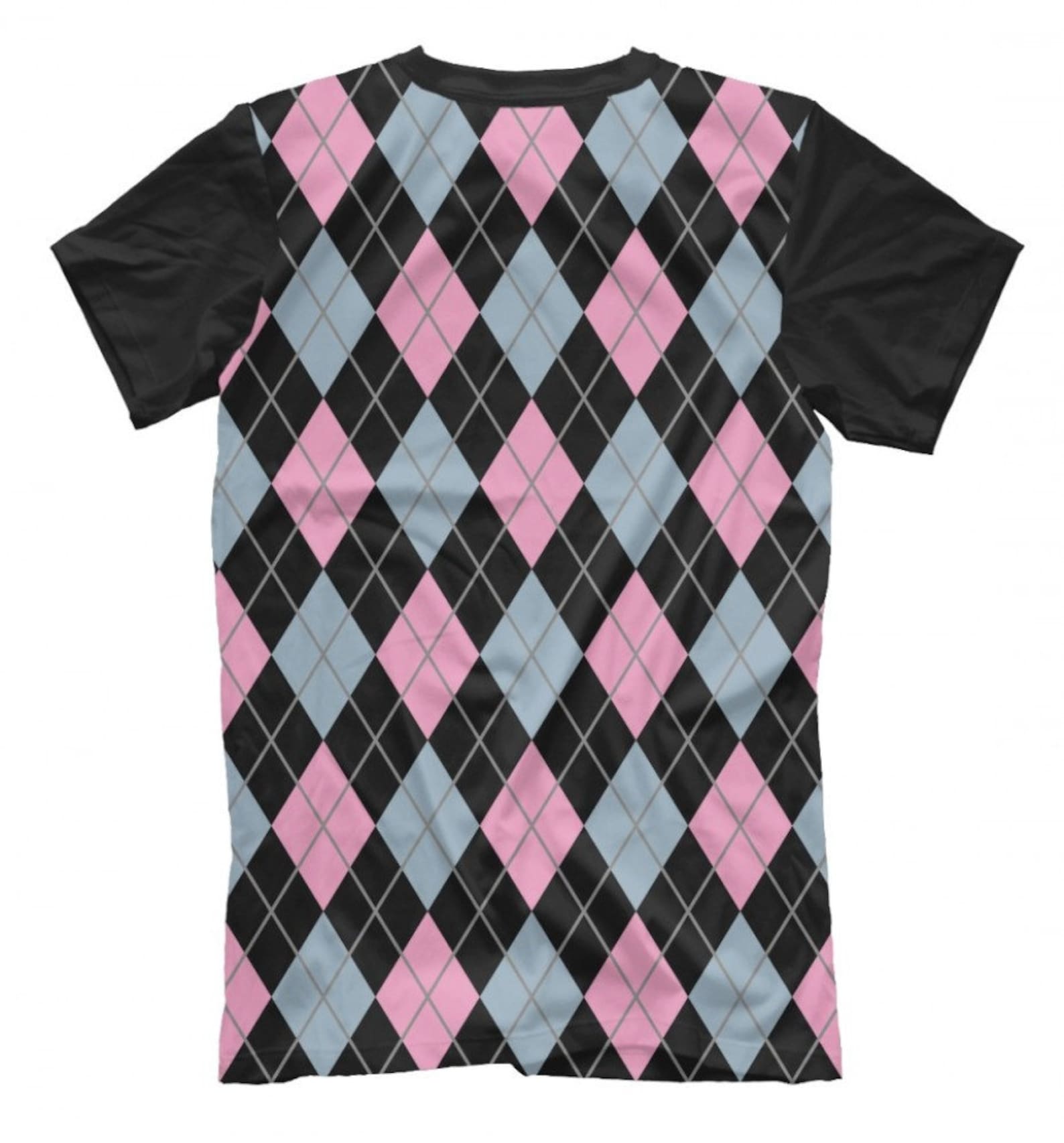 Sweater Diamond Pattern TShirt Suit Costume Tee Men's Etsy
