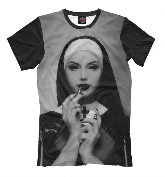 Fun Retro T-Shirt 'DJ Nonne' - Lustiges Design Für Herren