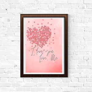 Love Saying | Printable Wall Art | Romantic Art | Home Decor | Digital Art | Valentines Day | Love Print  | Instant Download