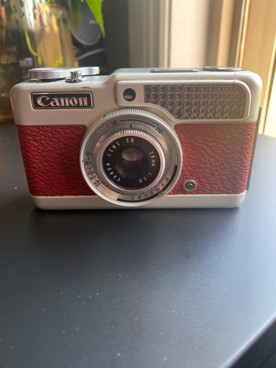 Vintage 1960s Canon Demi Camera in Red Rare Retro Photography Etsy