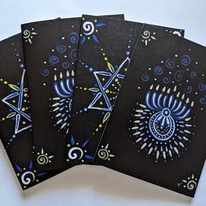 Feiertagskarte - Chanukah - Blankokarte