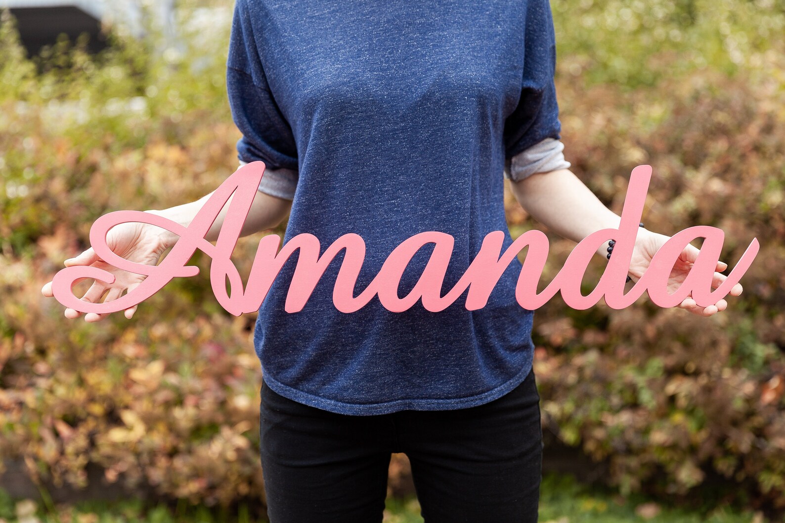 Custom Design Name Set Wooden letters Personalized Wood Etsy