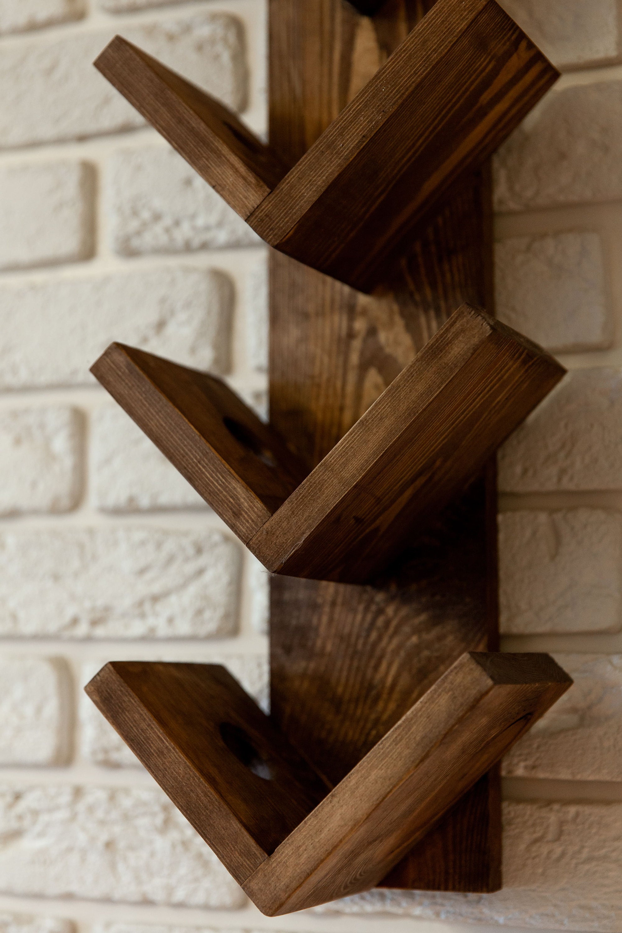 Wine Rack Corner Shelf Kitchen Wine Rack Home Decorsolid Etsy