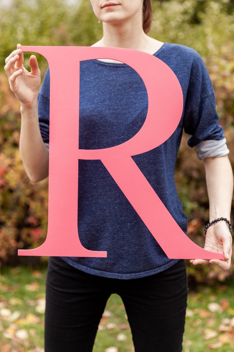 Wooden Letters Cut Out Unfinished Wood Letter Laser Cut Etsy