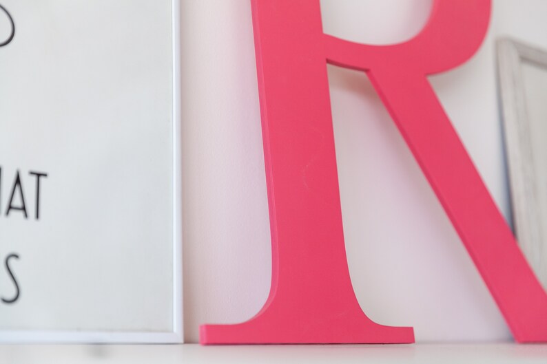 Wooden Letters Cut Out Unfinished Wood Letter Laser Cut Etsy