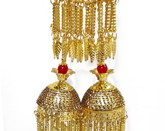 Gouden bruiloft kaleere, Punjabi Bridal Kalira, Indiase bruiloft