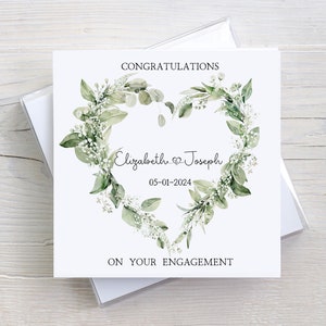 Personalised Engagement Card | Congratulations on Your Engagement Card | You're Engaged Keepsake Gift
