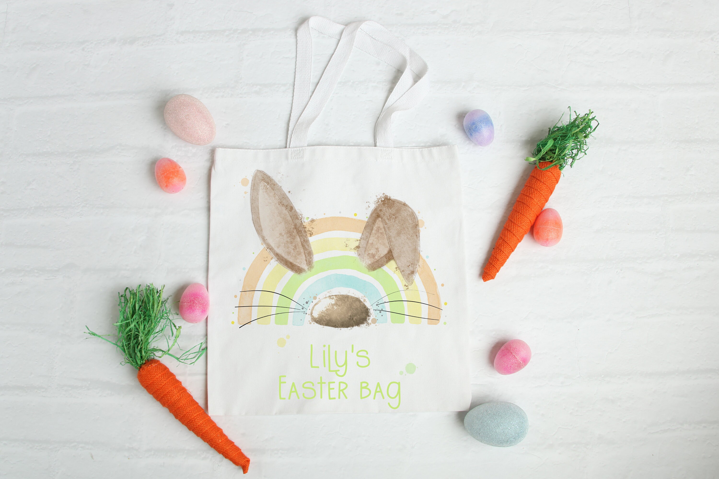 Personalised Easter Bag Personalised Easter Tote Bag Etsy
