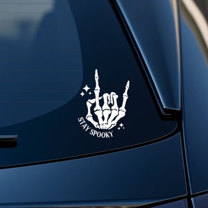 Skelett Hand bleiben gruselige Vinyl Aufkleber, Gruselige Auto Aufkleber, Gruseliges Autozubehör, Goth,