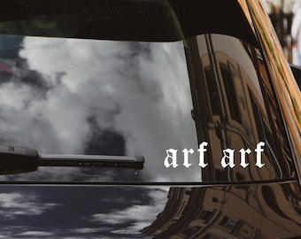 Arf Arf Vinyl Decal, Knocked Loose, Metal Decal, Blegh,