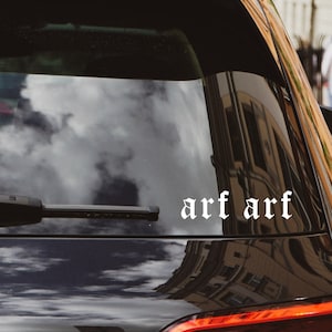 Arf Arf Vinyl Decal, Knocked Loose, Metal Decal, Blegh,