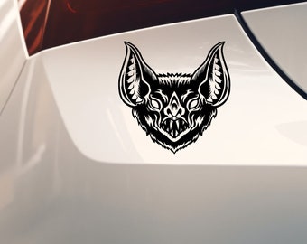 Bat Car Decal, Vinyl Car Decal, Spooky Decal, Spooky Car Accessories, Goth Car Decal, Gothic, Alt,