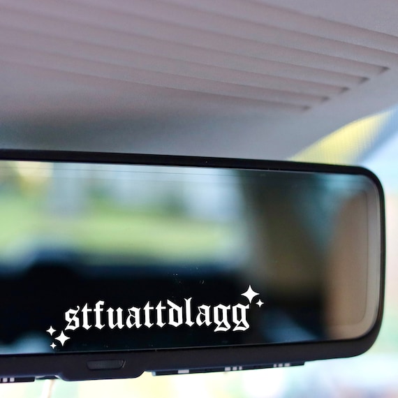 STFUATTDLAGG Vinyl Decal, Girly Vinyl Decal, Booktok, Booktok Decal, Little Mouse,