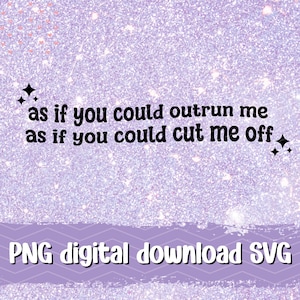 As if you could out run me Vinyl Decal, Twilight Reference Vinyl Decal, BWTHYBL, Trendy Car Decal, Hoa Hoa Hoa, Twilight Lover, Bella