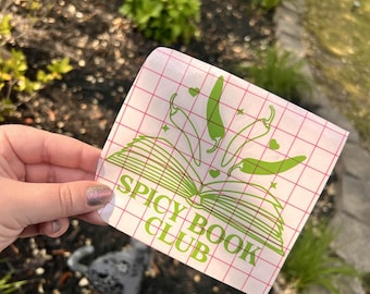 Spicy Book Club Sticker, Smut Decal, Smut Lover, Smutty Book Lovers, Bookish, BookTok