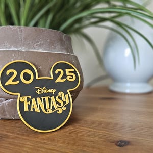 Magnes na drzwi statku wycieczkowego Disney (Fantazja, Życzenie, Marzenie, Skarb, Cud) – druk 3D