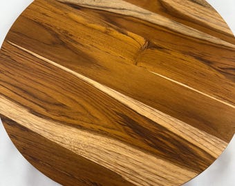 Handmade Round Teak Lazy Susan!