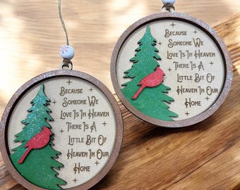 Hand Painted Cardinal Ornament