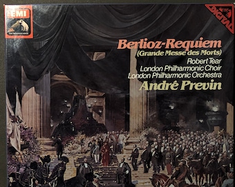 Requiem, Hector Berlioz, London Philharmonic Orchestra, Andre Previn, 2 LP Vinyl, EMI 1980