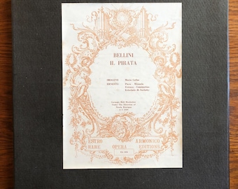 V. Bellini, Il Pirata, Callas, Piero Miranda Ferraro, Constantino Ego, Orchestra American Opera Society, Nicola Rescigno, 3LP Estro Armonico