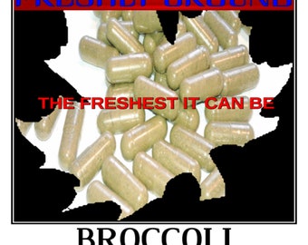 BROCCOLI Antioxidant Freshest It Can Be 100 Vegetable Capsules
