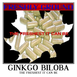 GINKGO BILOBA LEAF High Potency The Freshest It Can Be 100 Vegetable Capsules