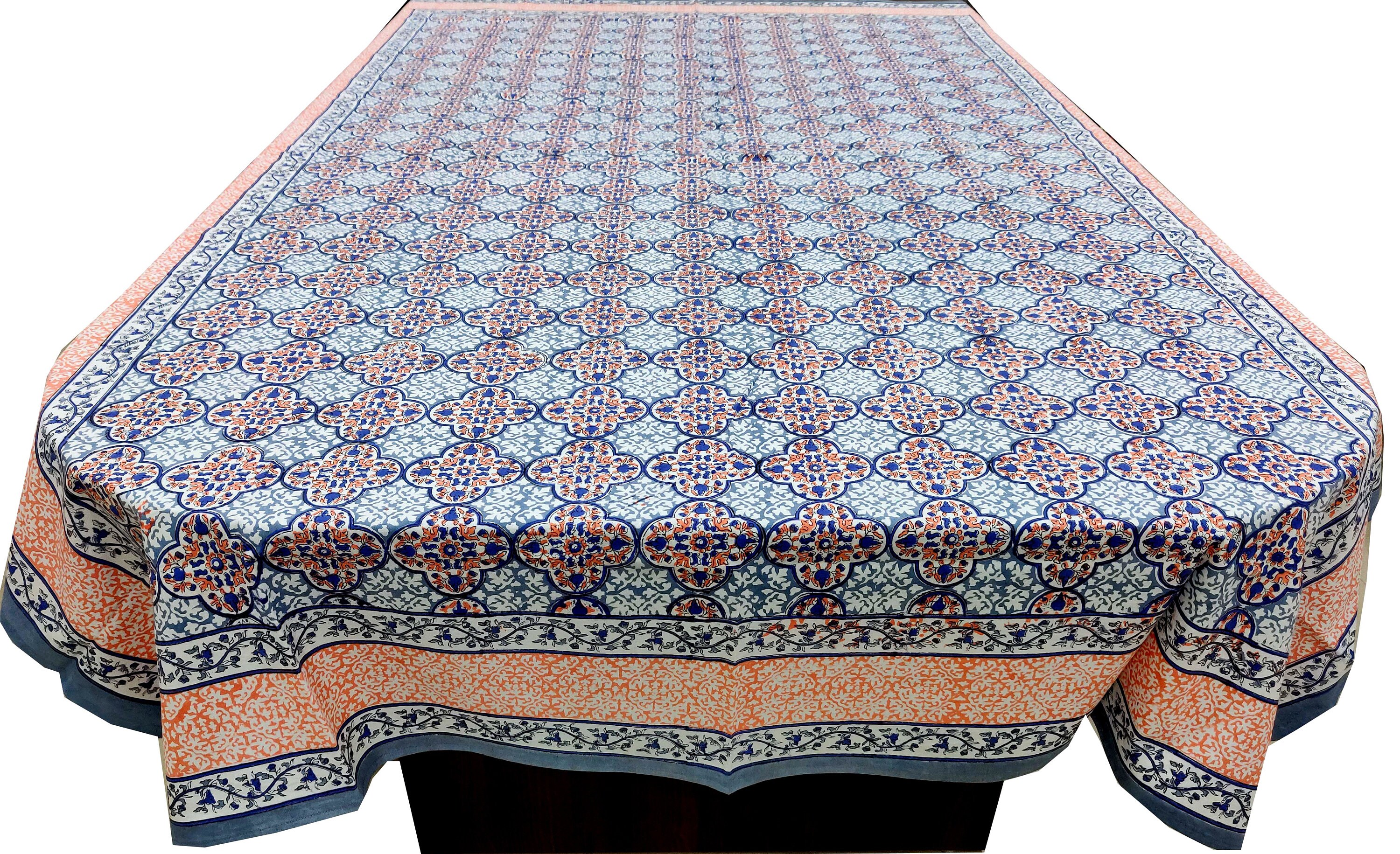 Block Print Table Covertable Cloths Dinning Table Etsy UK