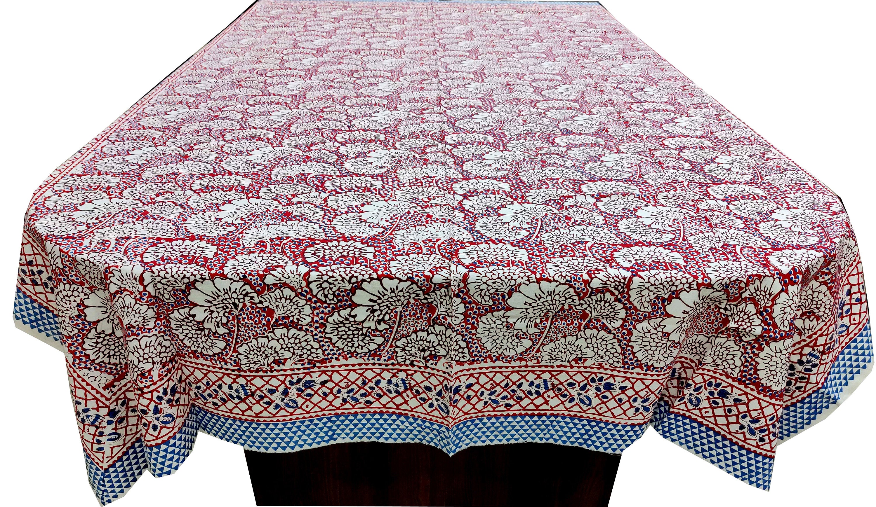 Block Print Table Cover Table Cloths Dinning Table Cover Etsy UK