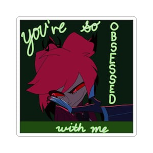 Hazbin Hotel Inspired Fan Made Sticker | Alastor the Radio Demon