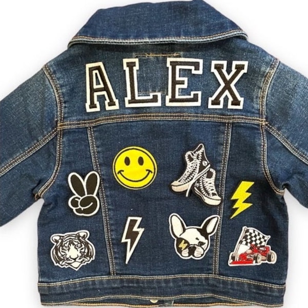Custom Jean Jacket Etsy