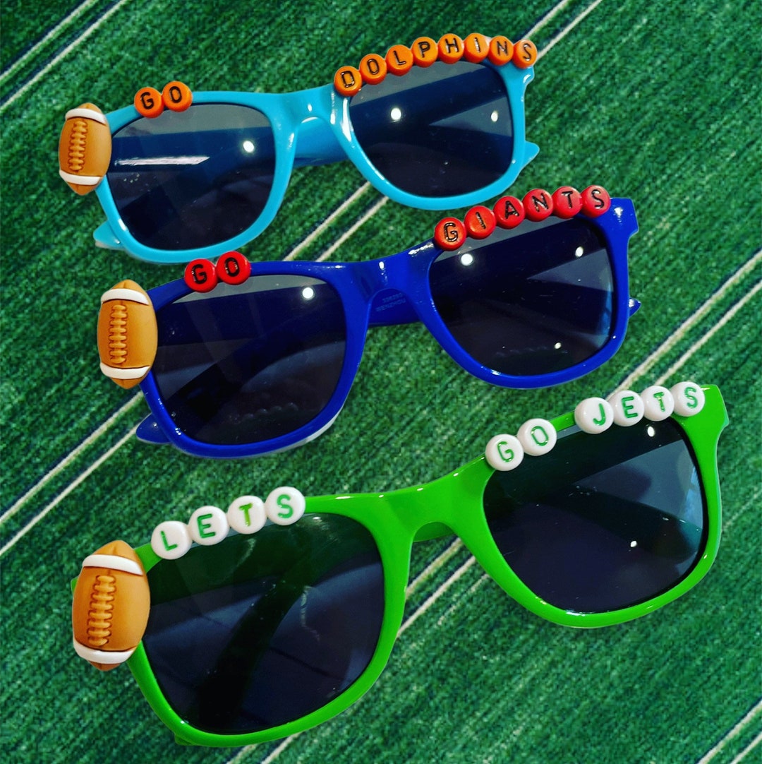Football Fan Sunglasses Sports Team Sunglasses, Cute Football
