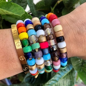 Bestseller Original Big Bead Bracelets, Glass Pony Bead Bracelet, Out of Office Designs Bracelet, Designer Inspired