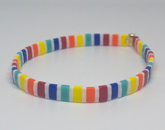 flat beaded bracelets