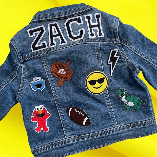 Jean Jacket Patch Etsy