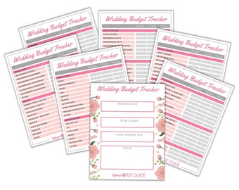 Wedding Budget Worksheets - Printable Wedding Planner Template