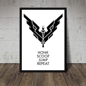 Elite - Honk Scoop Jump Repeat Fan Art Poster